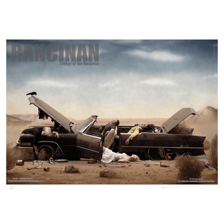 POSTER TRILOGIE DES MODERNES - ON THE WAY BACK FROM DISNEYLAND - 2012