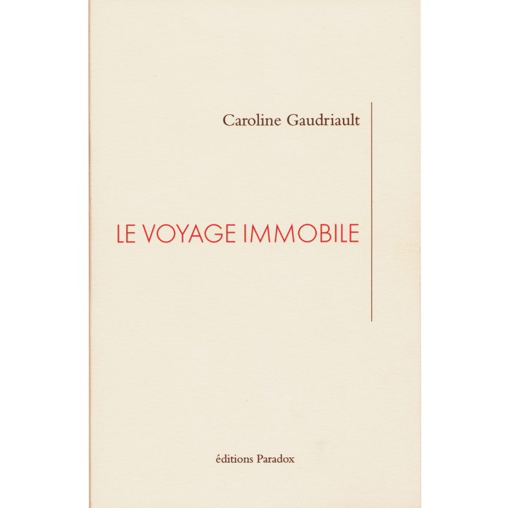 LIVRE VOYAGE IMMOBILE - 2021