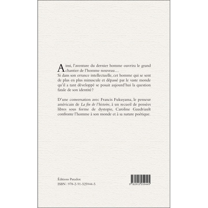 BOOK UN PETIT HOMME DANS UN VASTE MONDE - 2014