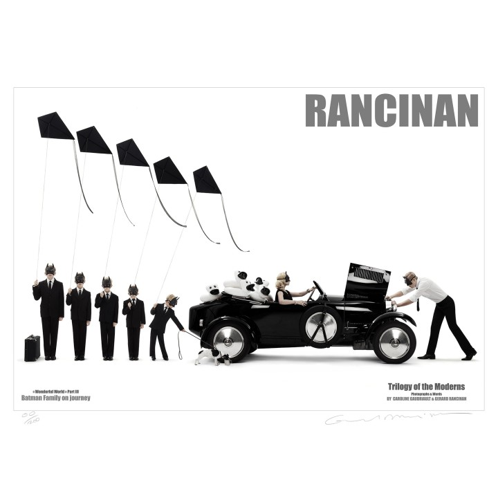 POSTER TRILOGIE DES MODERNES - BATMAN FAMILY EN VOYAGE - 2015