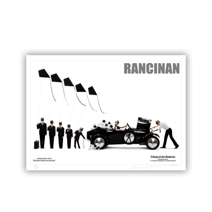 POSTER TRILOGIE DES MODERNES - BATMAN FAMILY EN VOYAGE - 2015