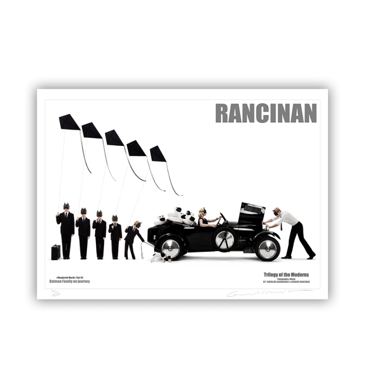 POSTER TRILOGIE DES MODERNES - BATMAN FAMILY EN VOYAGE - 2015