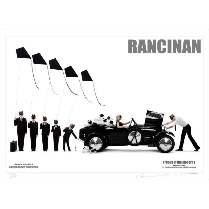 POSTER TRILOGIE DES MODERNES - BATMAN FAMILY EN VOYAGE - 2015