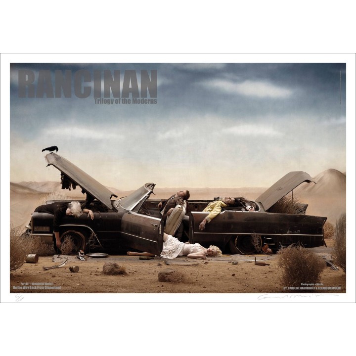 POSTER TRILOGIE DES MODERNES - ON THE WAY BACK FROM DISNEYLAND - 2012